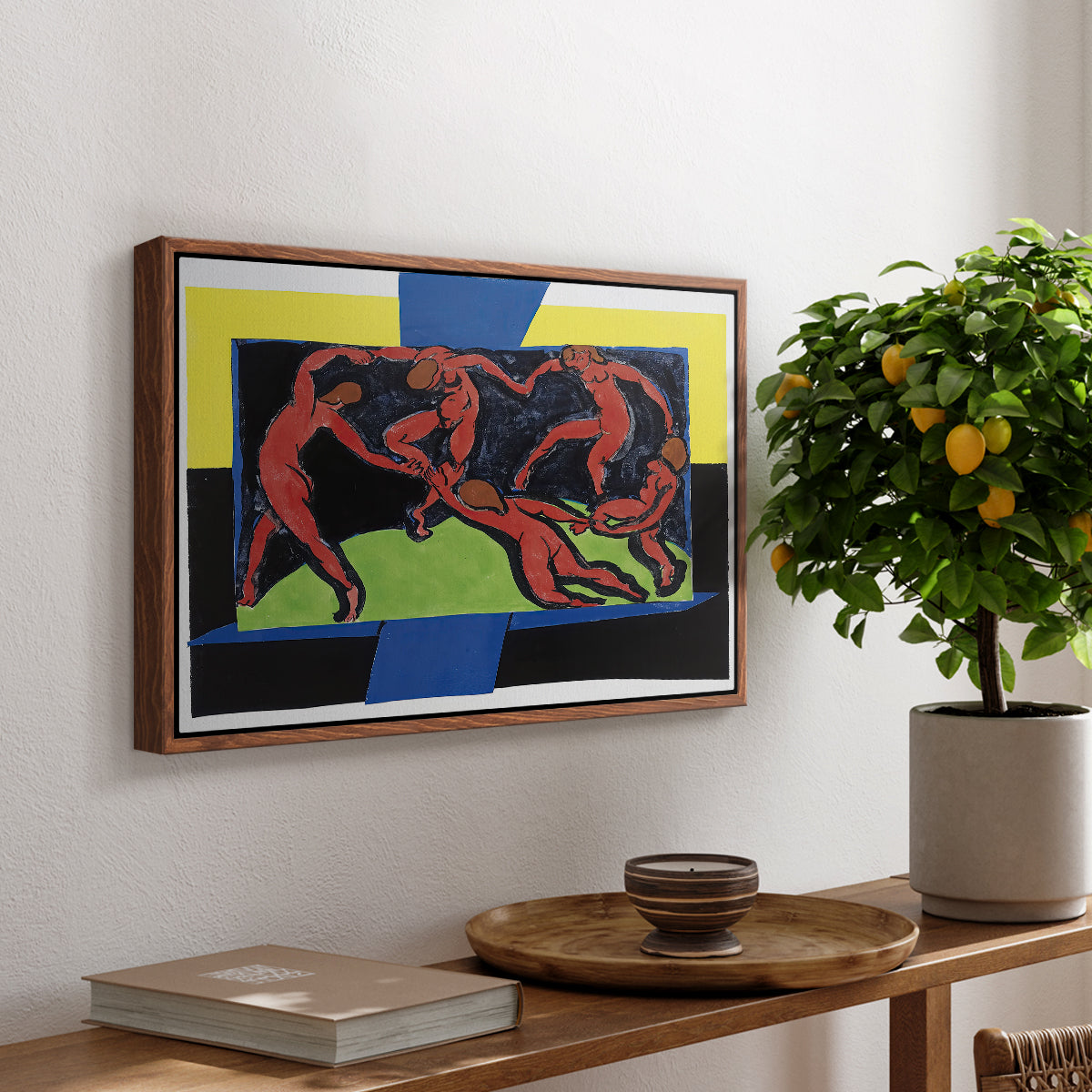 The Dance (La Danse), 1939 - Floater Framed Canvas Print