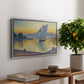 The Port at Sunset, Opus 236, Saint Tropez, 1892 - Floater Framed Canvas Print
