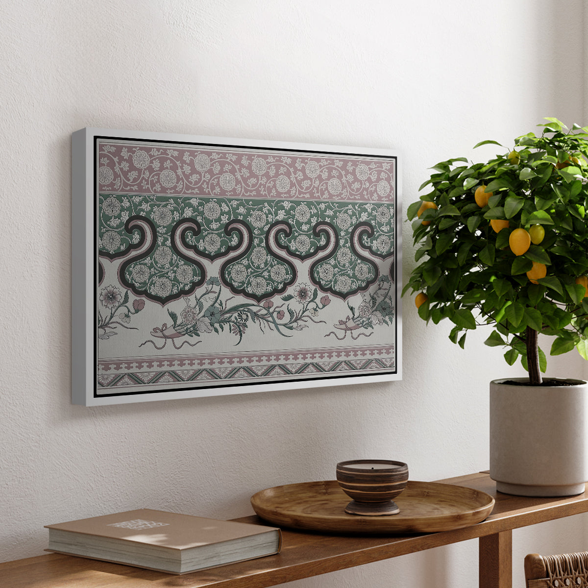 Examples of Chinese Ornament, Pl. LXXVI, 1867 - Floater Framed Canvas Print