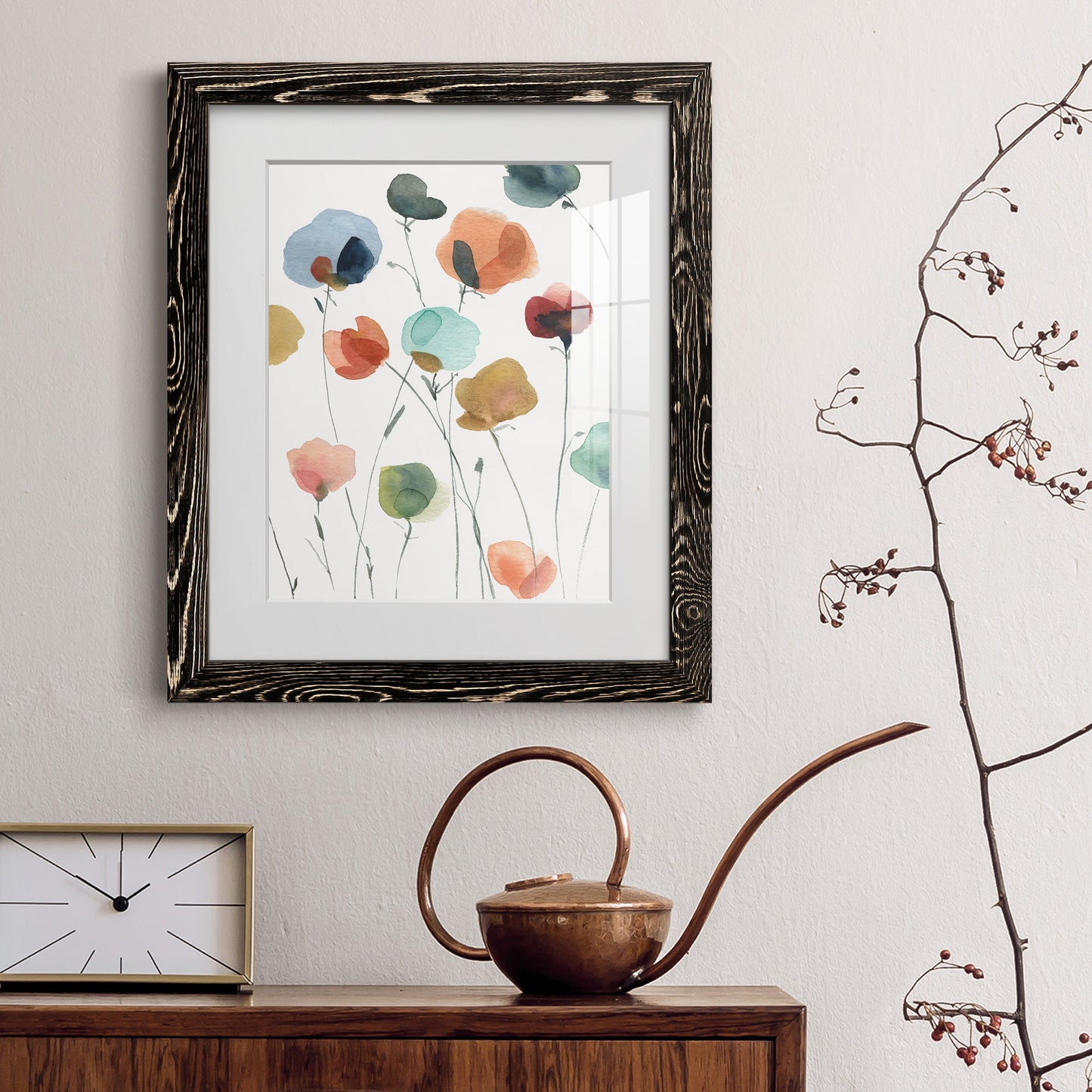 Lollipop Garden II - Premium Framed Print - Distressed Barnwood Frame - Ready to Hang