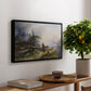 An Alpine Farm on the Untersberg, 1835 - Floater Framed Canvas Print
