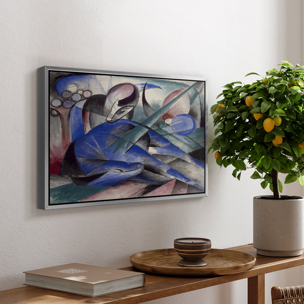 Dreaming Horse, 1913 - Floater Framed Canvas Print