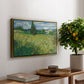 Green Wheat Field with Cypress, 1889 - Floater Framed Canvas Print