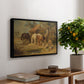 The Midday Meal, 1835 - Floater Framed Canvas Print