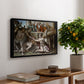 The Sacrifice of Noah (Sistine Chapel), 1509 - Floater Framed Canvas Print