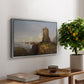 Italian Coast Scene with Ruined Tower, 1838 - Floater Framed Canvas Print