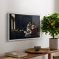 Girl Interrupted at Her Music, c. 1658-1659 - Floater Framed Canvas Print