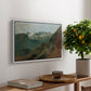 The Dachstein from the Plassen near Hallstatt, 1827 - Floater Framed Canvas Print