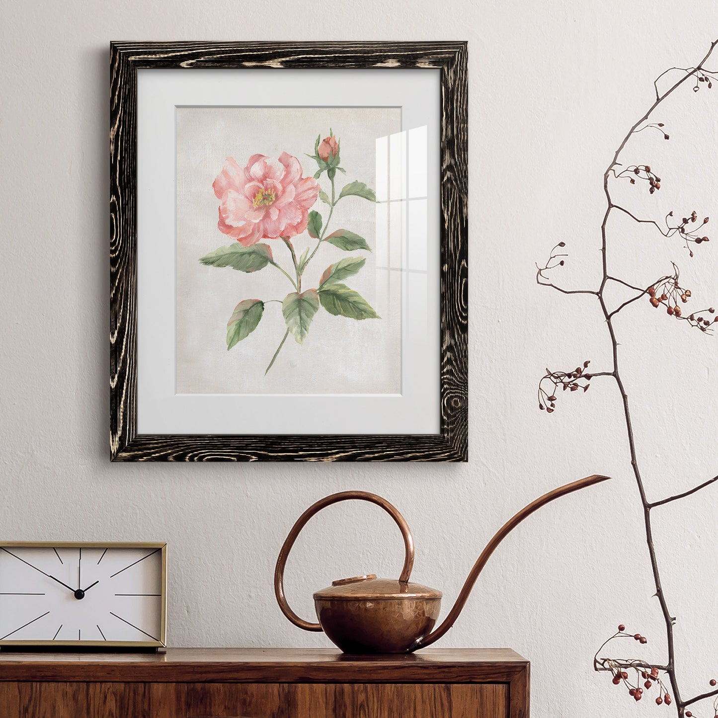 Grandiflora II - Premium Framed Print - Distressed Barnwood Frame - Ready to Hang