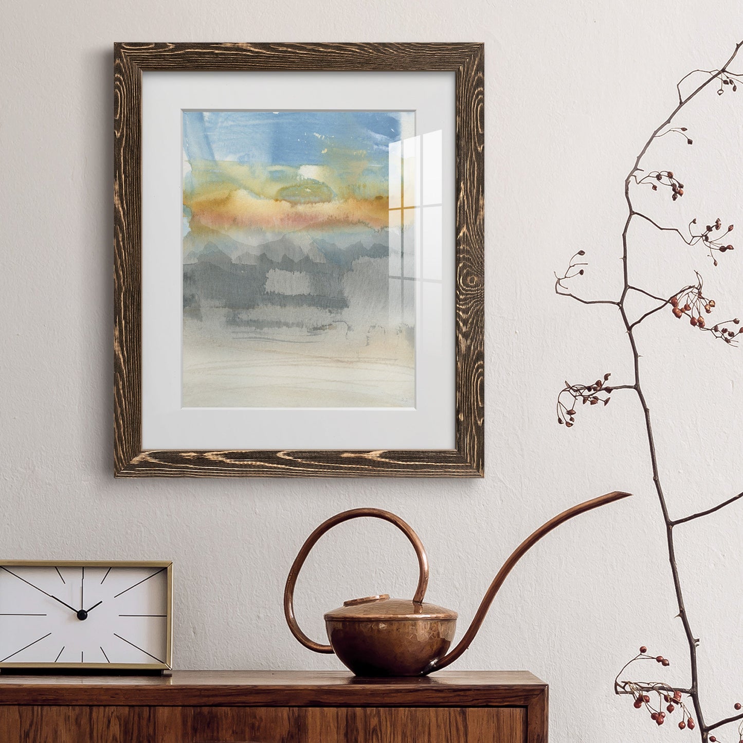 High Desert Sunset II - Premium Framed Print - Distressed Barnwood Frame - Ready to Hang