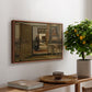 Interior of the Terninck Institution in Antwerp, 1884 - Floater Framed Canvas Print