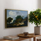 Landscape with Shepherds and Flock of Sheep, c. 1763-1765 - Floater Framed Canvas Print