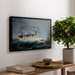 A Ship in the Storm, c. 1899 - Floater Framed Canvas Print