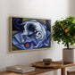 Cat Playing with a Ball, 1945-1950 - Floater Framed Canvas Print