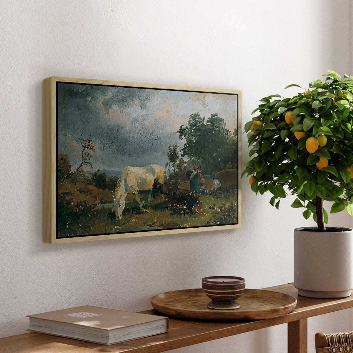 A Mold on the Heath, c. 1830 - Floater Framed Canvas Print
