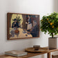 The Dining Room (Breakfast), 1886-1887 - Floater Framed Canvas Print
