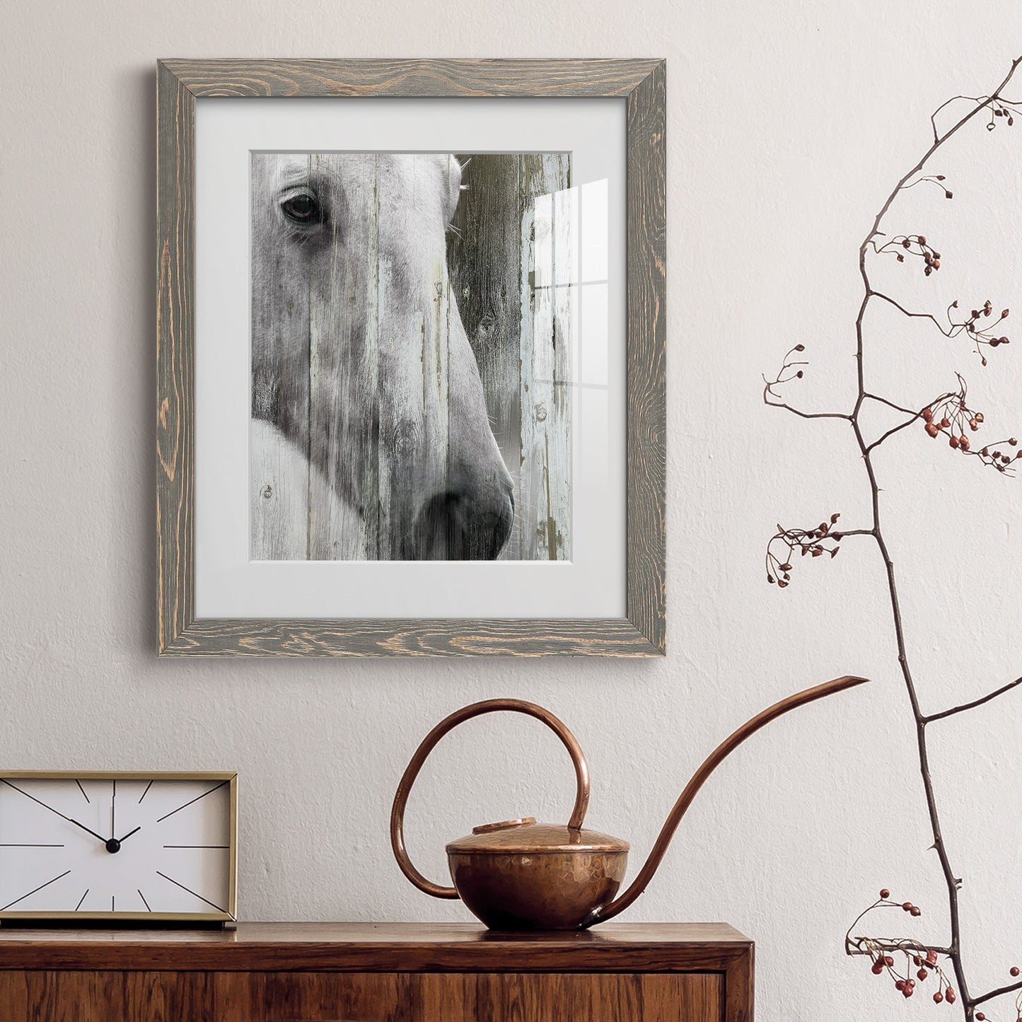 Contemplation - Premium Framed Print - Distressed Barnwood Frame - Ready to Hang