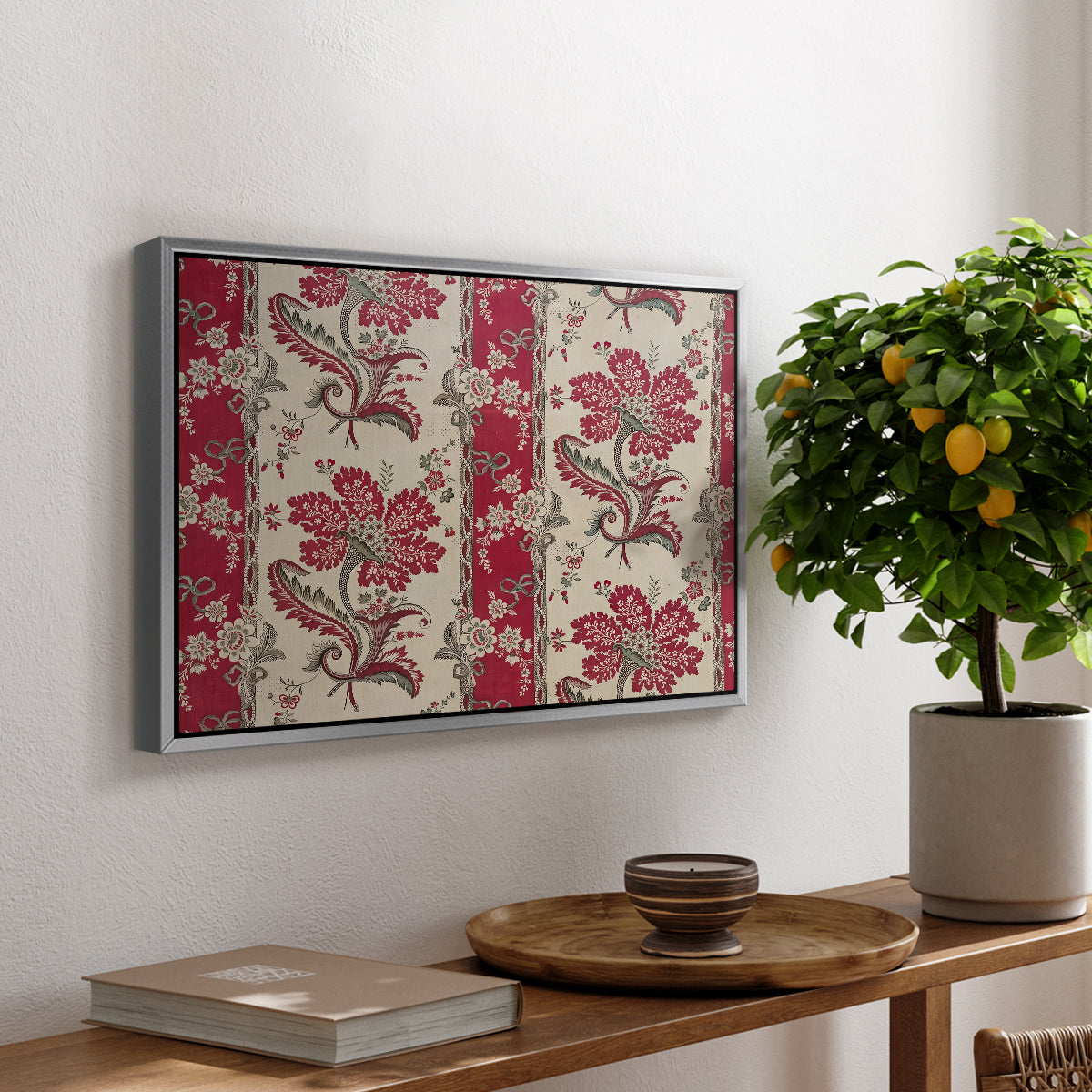The Flowering Cornucopia (La Corne Fleurie), c. 1789-1850 - Floater Framed Canvas Print