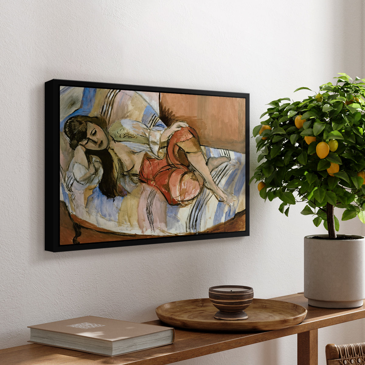 Odalisque, 1923 - Floater Framed Canvas Print