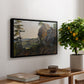 Landscape with the Balbersteine near Miesenbach, 1839 - Floater Framed Canvas Print