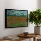Field with Poppies, 1889 - Floater Framed Canvas Print