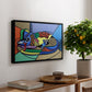 A Dog Named Picasso - Floater Framed Canvas Print
