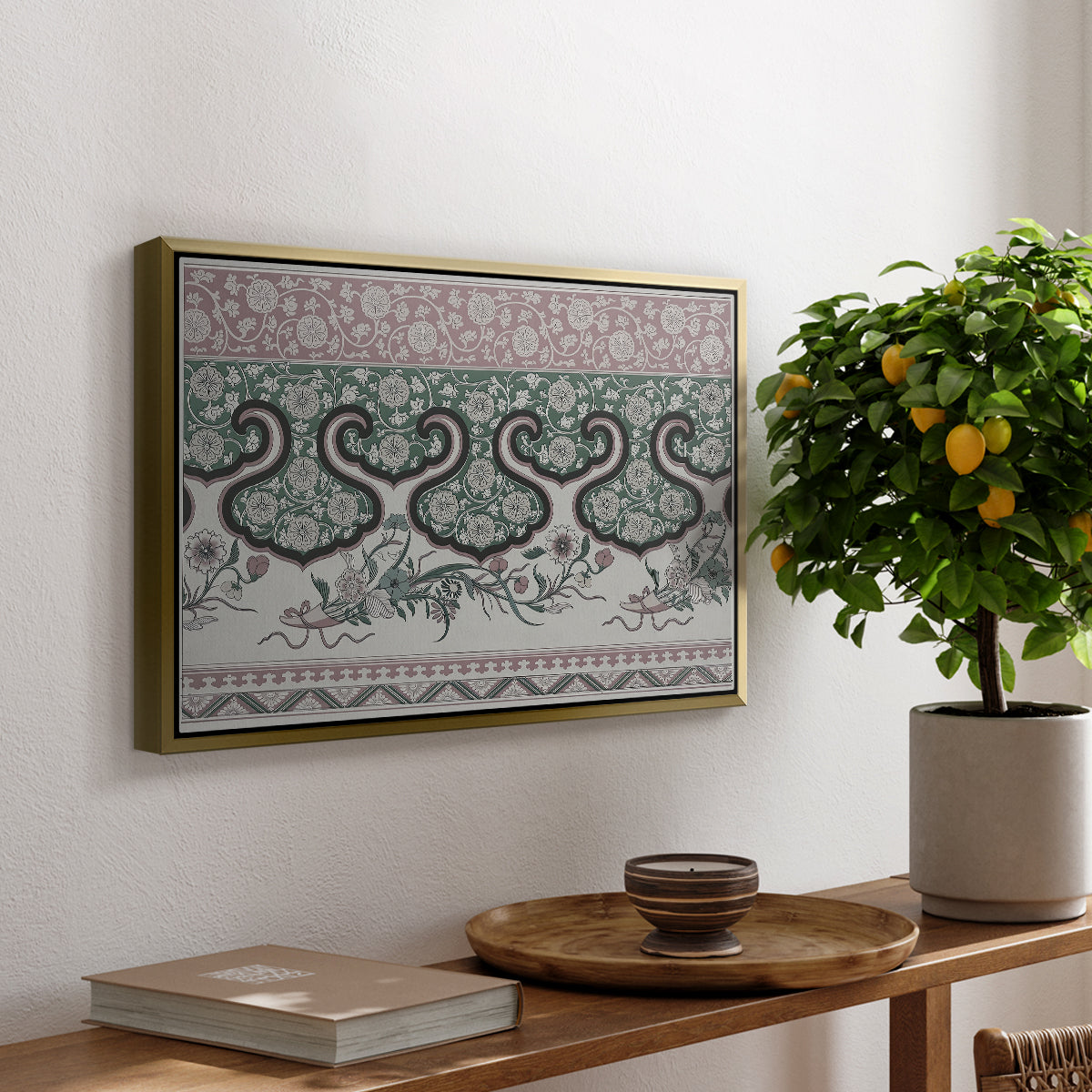 Examples of Chinese Ornament, Pl. LXXVI, 1867 - Floater Framed Canvas Print