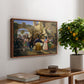 Romans Gathered for Merriment at an Osteria, 1839 - Floater Framed Canvas Print