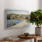 The Riverbank, Les Andelys, 1886 - Floater Framed Canvas Print