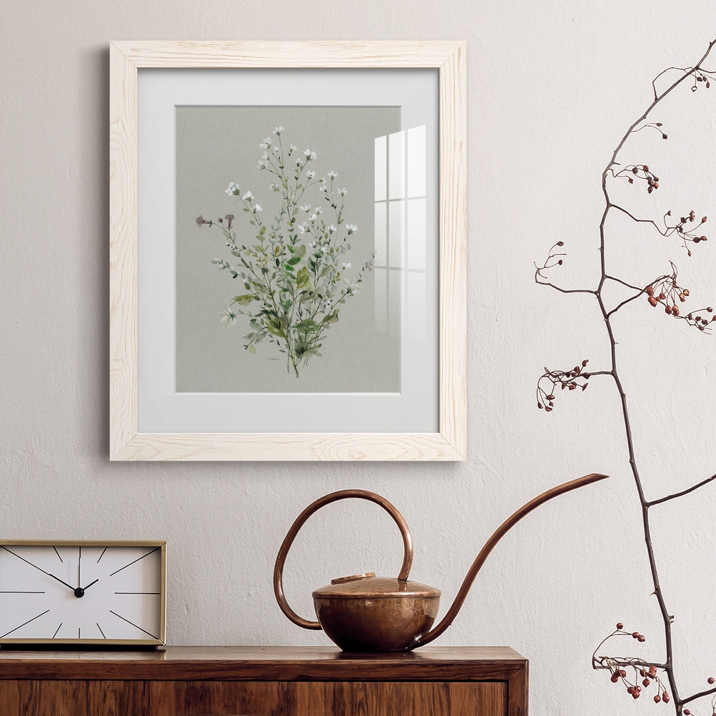 Bouquet of Grace I - Premium Framed Print - Distressed Barnwood Frame - Ready to Hang