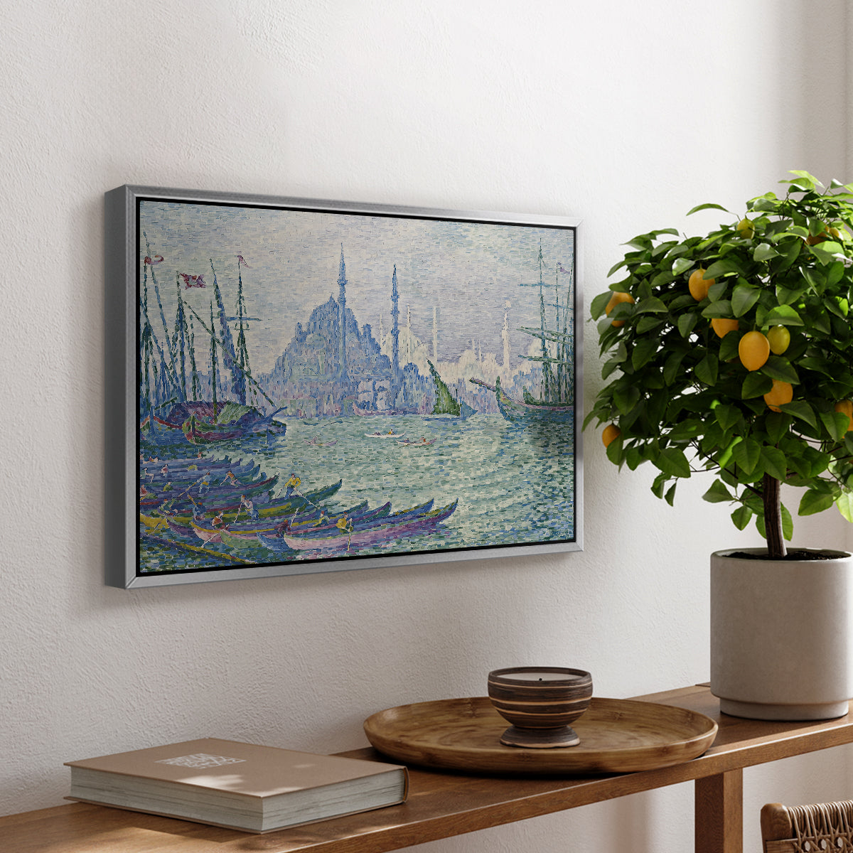 The Golden Horn, Minarets, 1907 - Floater Framed Canvas Print