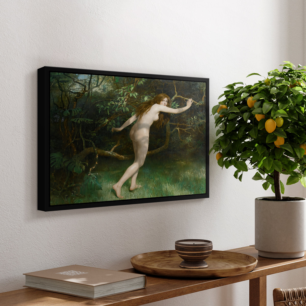 Eve, 1911 - Floater Framed Canvas Print