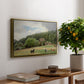 Farm with Grazing Cows (Bondegård med beitende kuer), 1892 - Floater Framed Canvas Print