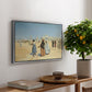 View from the Desert of Cairo with Citadel and Mamluk Tombs in the Background, c. 1889-1890 - Floater Framed Canvas Print