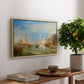 Venice: The Dogana and San Giorgio Maggiore, 1834 - Floater Framed Canvas Print