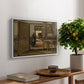 Interior of the Terninck Institution in Antwerp, 1884 - Floater Framed Canvas Print