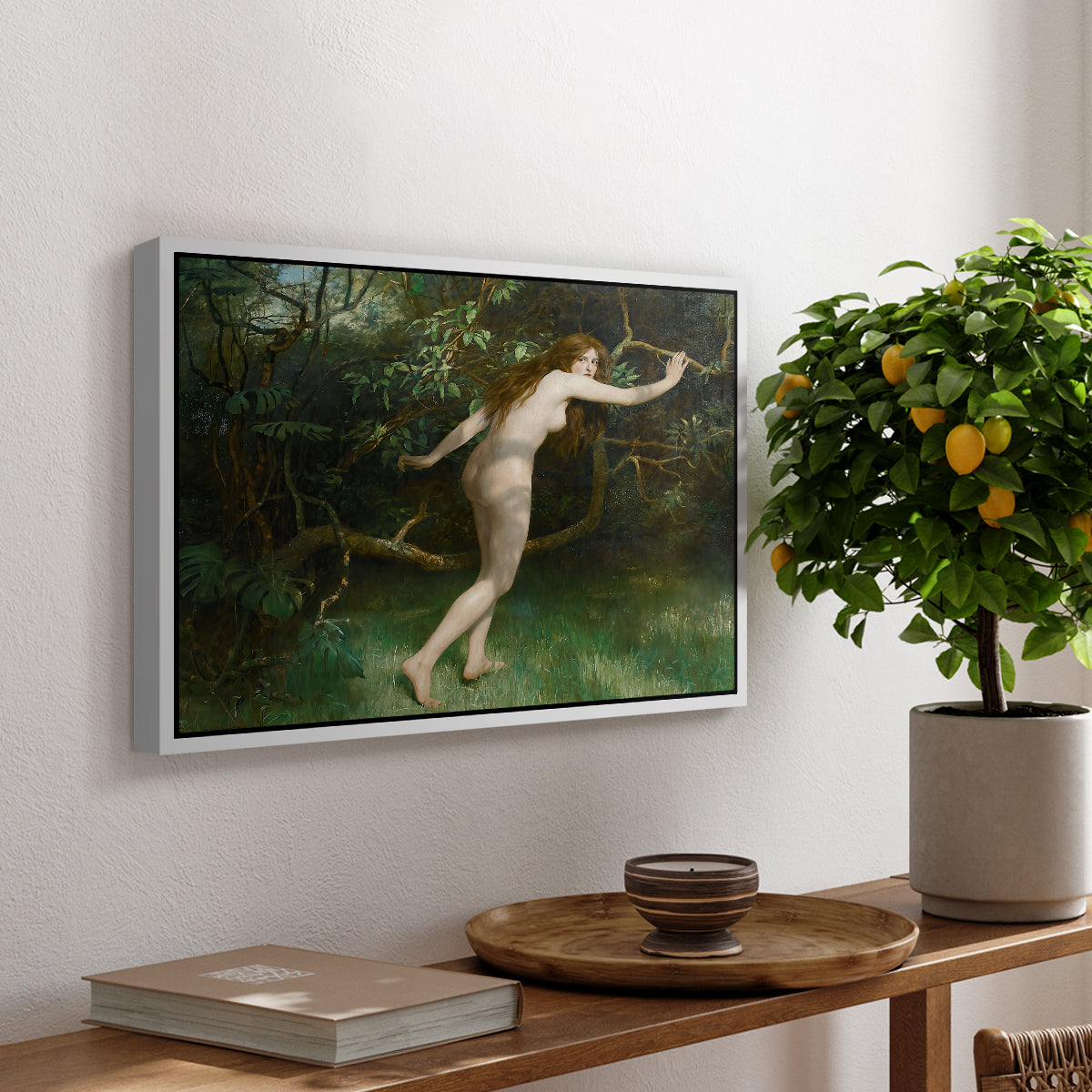 Eve, 1911 - Floater Framed Canvas Print