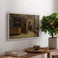 The Old Inn 'Het Loodshuis' in Antwerp, 1877 - Floater Framed Canvas Print
