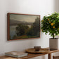 View of the Mondsee, 1870 - Floater Framed Canvas Print