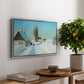 Shoveling Snow on a Beautiful Winter Day, c. 1898 - Floater Framed Canvas Print