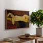 Reclining Nude (Nu couché), 1919 - Floater Framed Canvas Print