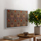 Snakeshead - Red/Cumin, c. 1876 - Floater Framed Canvas Print