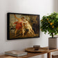 Venus and Adonis, c. 1635 - Floater Framed Canvas Print