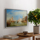 Venice: The Dogana and San Giorgio Maggiore, 1834 - Floater Framed Canvas Print