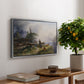 An Alpine Farm on the Untersberg, 1835 - Floater Framed Canvas Print