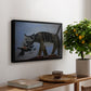Cat Catching a Bird, 1939 - Floater Framed Canvas Print