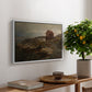 A Fisherman's Home, Lillesand, 1858 - Floater Framed Canvas Print