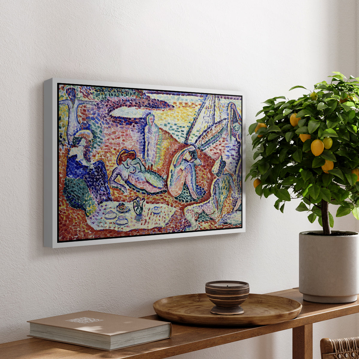 Luxe, Calme et Volupté, 1904 - Floater Framed Canvas Print