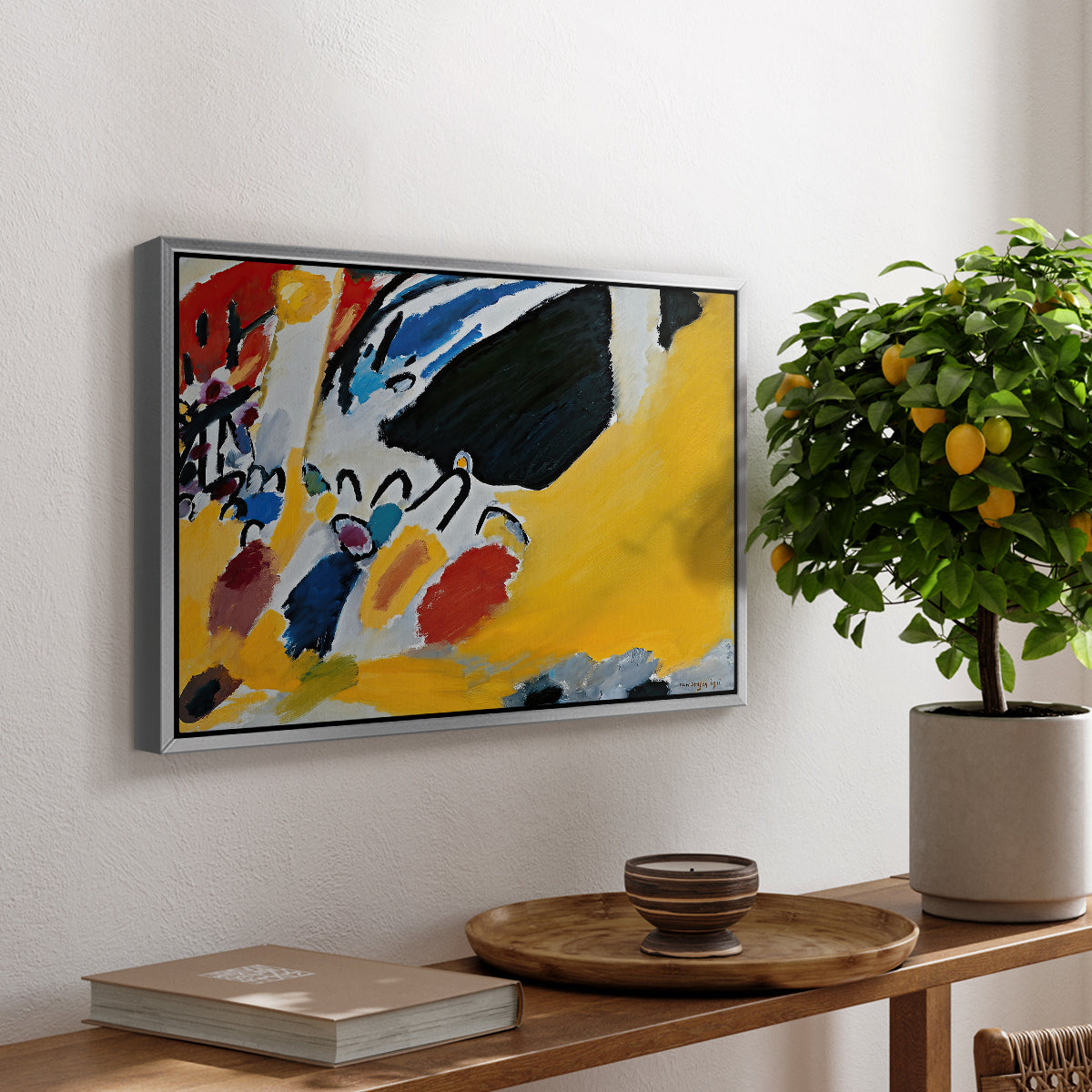 Impression III (Concert), 1911 - Floater Framed Canvas Print
