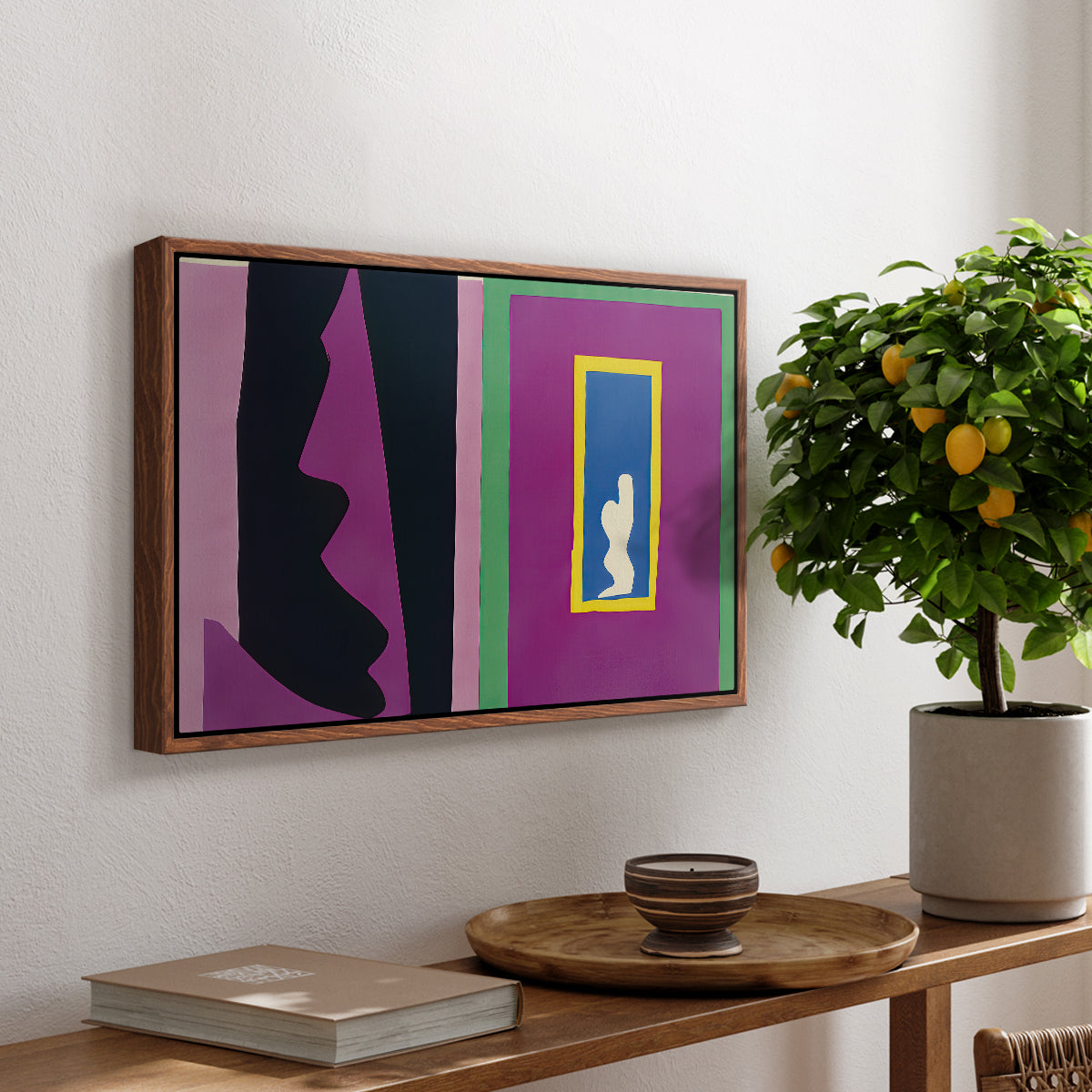 Destiny (Le destin), from Jazz, 1947 - Floater Framed Canvas Print
